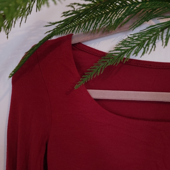 Long Sleeve Cropped Blouse - Picture 2 of 3